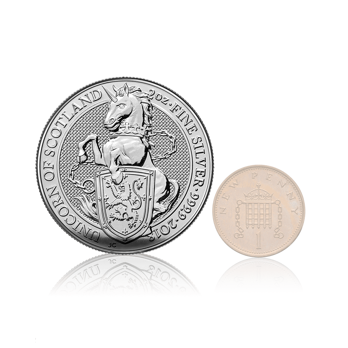 2oz Silver Queens Beasts Unicorn Of Scotland (2018) 5